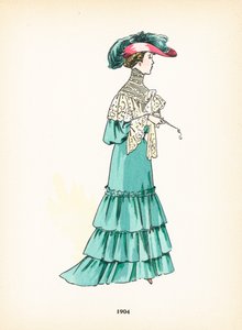 Damenmode, 1904 von French School