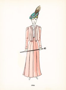 Damenmode, 1906 von French School