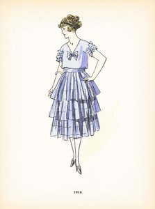 Damenmode, 1916 von French School