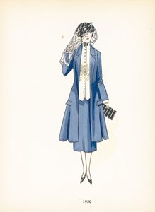 Damenmode, 1920 von French School
