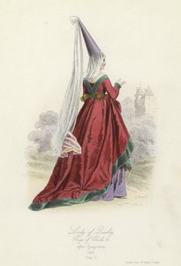 Dame von Rang, Herrschaft von Karl VII. von Frankreich von French School