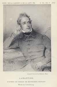 Lamartine (Lithographie) von French School