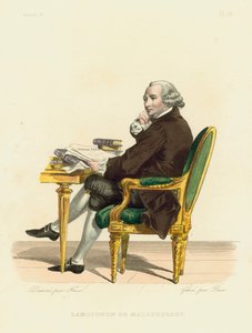 Lamoignon de Malesherbes von French School