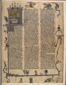 Lancelot-Grail (Der Prosa-Vulgata-Zyklus), Add MS 10294/1 f.1dr von French School