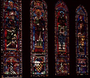 Lanzettenfenster aus dem südlichen Querschiff, ca. 1217-25