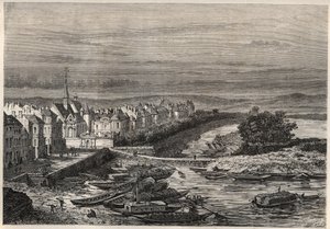 Das Arsenal in Paris unter Heinrich IV. im 17. Jahrhundert - Gravur aus 