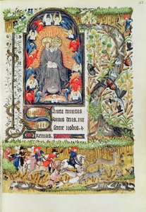 November; Hirschjagd, aus den Stunden der Marguerite d