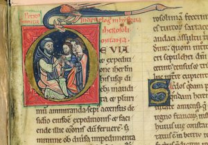 Lat 5128 f.1 Peter der Einsiedler verteilt Kreuze, aus 