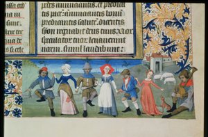 Tanz der Hirten, aus den Stunden von Charles von Angouleme