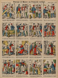 Faulheit und Elend, oder Francois korrigiert von French School
