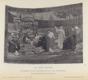 Der heilige Wald (Lithographie) von French School