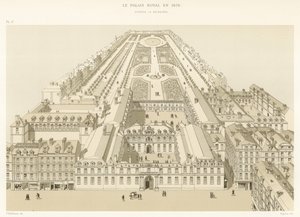 Le Palais Royal en 1679, DApres La Boissiere