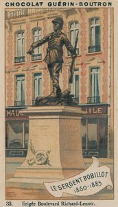 Le Sergent Bobillot, 1860-1885, errichtet am Boulevard Richard-Lenoir von French School