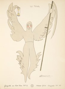 Le Temps, aus einer Sammlung von Modeplatten von French School