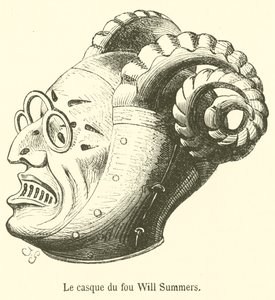 Der Helm des Narren Will Summers (Stich) von French School