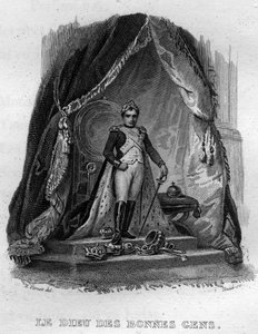 Le dieu des bonnes gens Berangers Lied in „Oeuvres complètes“ (1834) von Pierre Jean de Beranger (1780-1857), französischer Dichter und Liedermacher von French School