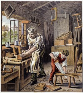 Le joinisier - in „Magazine des petits enfants“, Hrsg. Hachette, um 1900 von French School