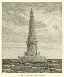 Der Leuchtturm von Cordouan heute (Gravur) von French School