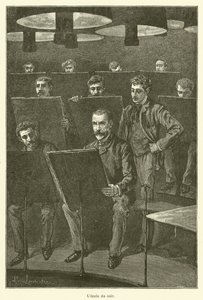 Die Abendschule (Gravur)