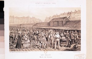 Les Halles, 1855