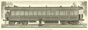 Die Schlafwagen, der Speisewagen von French School