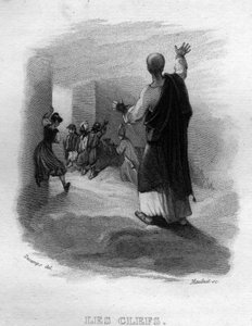 Les clés Chanson de Beranger in „Oeuvres complètes“ (1834) von Pierre Jean de Beranger (1780-1857), französischer Dichter und Liedermacher