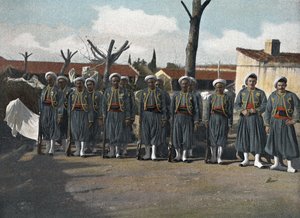 Die algerischen Scharfschützen in „Album militaire: Armee d