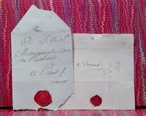 Lettres de cachet (Königliche Befehle zur Verbannung oder Inhaftierung) von French School