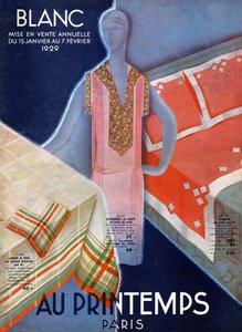 Leinen. 1929 (Gravur) von French School