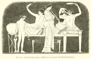 Griechische Ruheliegen von French School
