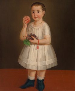 Kleines Mädchen mit Obst, ca. 1840