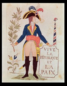 Es lebe die Republik und der Frieden, ca. 1795-99 von French School