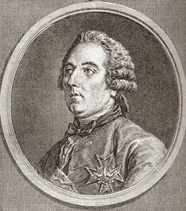 Louis César de La Baume Le Blanc, Herzog von Vaujours, Herzog von La Vallière, 1708-1780. Französischer Adliger, Bibliophiler und Militärmann. Aus 