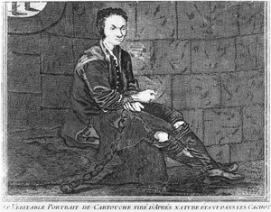 Louis Dominique Cartouche im Gefängnis
