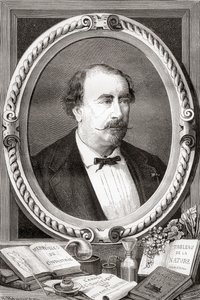 Louis Figuier, französischer Wissenschaftler und Schriftsteller, aus Les Merveilles de la Science, veröffentlicht 1870 von French School