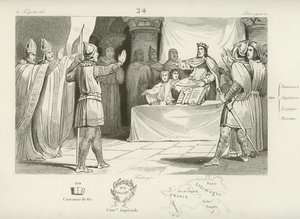 Ludwig I., König der Franken und Heiliger Römischer Kaiser von French School