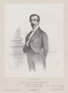 Louis Napoleon Bonaparte, Präsident der Französischen Republik, um 1848