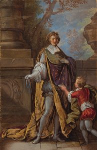 Ludwig XIII. und ein Page von French School