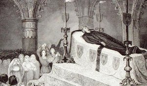 Ludwig XII. (1462-1515) Vater des Volkes auf seiner Totenbahre, aus 