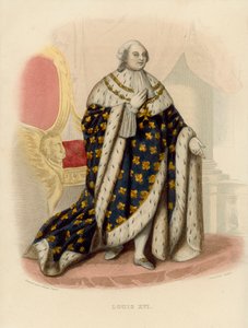 Ludwig XVI (kolorierte Gravur)