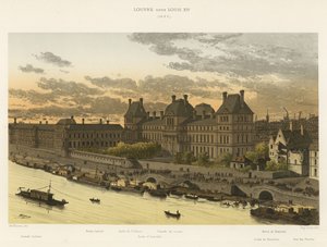 Louvre unter Ludwig XIV., 1663 von French School