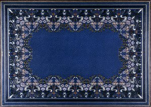 Unterer Buchdeckel mit Blumendesign, 1886