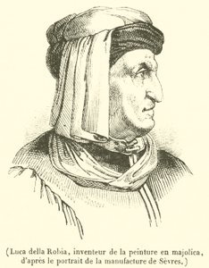 Luca della Robia, Erfinder der Majolika-Malerei von French School
