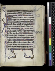 Folio aus dem Psalter und Stundenbuch der Isabella von Frankreich, Paris, um 1265-70 von French School