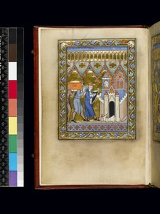 MS 300 f.Iv, Folio aus dem Psalter und den Stunden der Isabella von Frankreich, Paris, ca. 1265-70 von French School