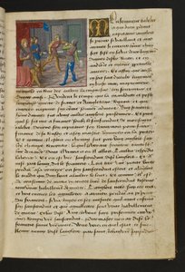 MS Hunter 252 014r Seite aus Cent Nouvelles Nouvelles, ca. 1461-62
