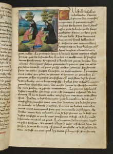 MS Hunter 252 016r Seite aus Cent Nouvelles Nouvelles, ca. 1461-62 von French School