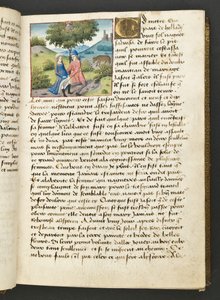 MS Hunter 252 026r Seite aus Cent Nouvelles Nouvelles, ca. 1461-62