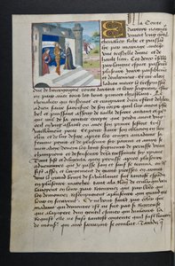 Seite aus Cent Nouvelles Nouvelles, ca. 1461-62 von French School