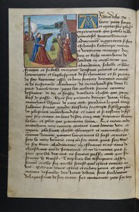 Seite aus Cent Nouvelles Nouvelles, ca. 1461-62 von French School